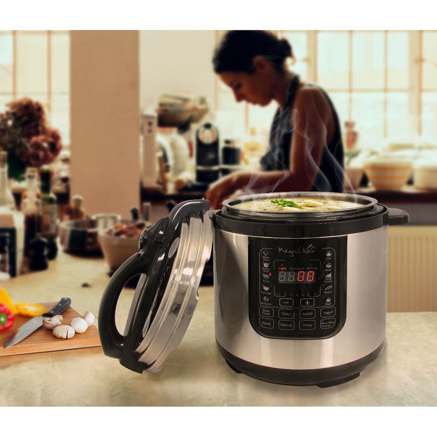 MegaChef 8-qt. Digital Pressure Cooker
