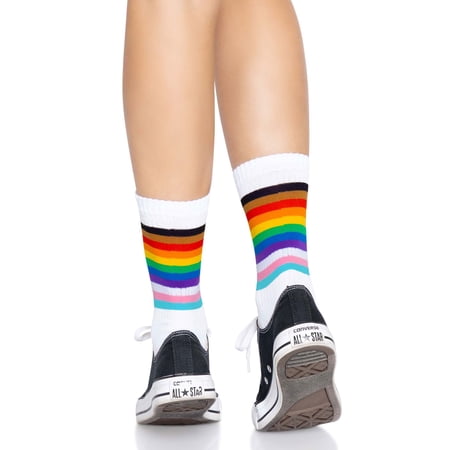 Leg Avenue Women's Pride Crew Socks