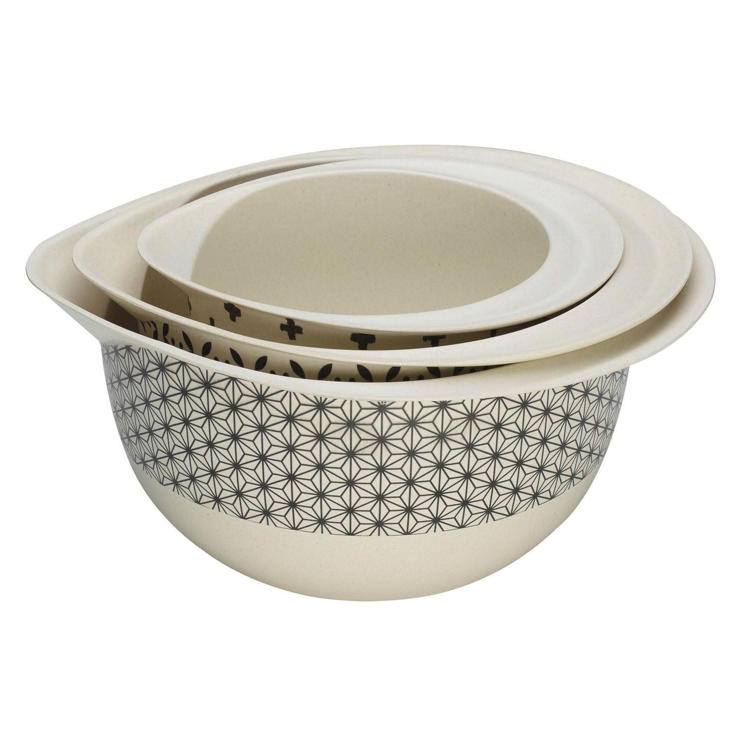 Cuisinart  3-Piece Bamboo Fiber Mixing Bowl Set