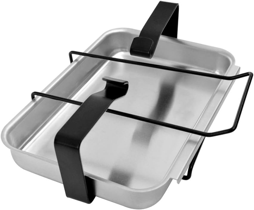 Stanbroil 7515 Aluminum Gas Grill Catch Pan and Holder Grease Collection Pan Replacement for Weber Genesis 1000-5500, Genesis Silver/Gold/Platinum, Genesis II Series, Platinum I/II, and Summit Grills - Open Box