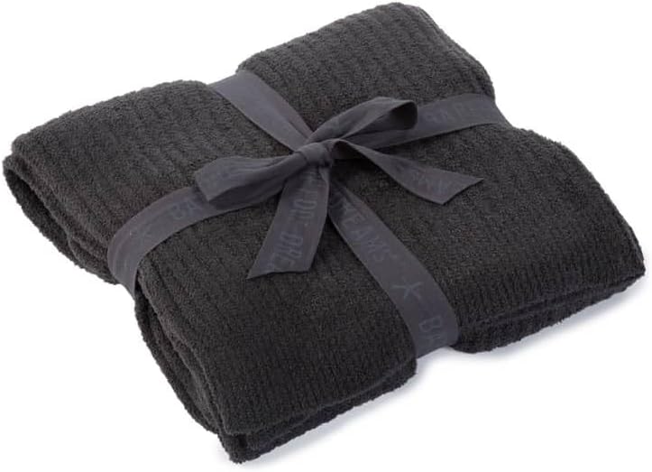 Barefoot Dreams® CozyChic Lite® Ribbed Throw, Carbon, One Size