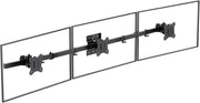 WALI Triple Monitor Wall Mount for 17 to 32 Inch, Computer Monitor Arm for 3 Screens, Swivel Tilt Wall Mount with Mounting Holes 75x75/100x100mm, Per Arm Holds Up to 15.4lbs (013ARM), Black - Open Box