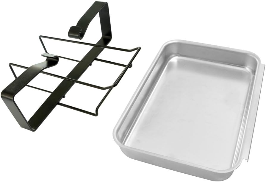 Stanbroil 7515 Aluminum Gas Grill Catch Pan and Holder Grease Collection Pan Replacement for Weber Genesis 1000-5500, Genesis Silver/Gold/Platinum, Genesis II Series, Platinum I/II, and Summit Grills - Open Box