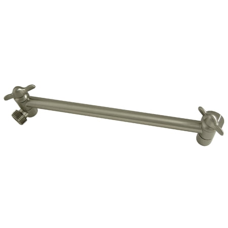 Kingston Brass K153A8 10-Inch Adjustable High-Low Shower Arm in Brushed Nickel