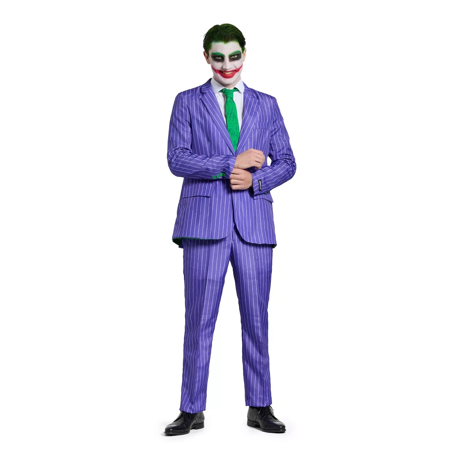 Men's Suitmeister Batman The Joker Slim-Fit Novelty Suit & Tie Set