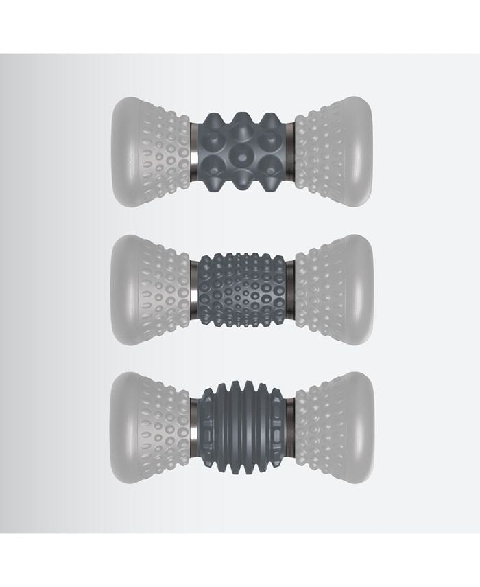 Sharper Image Recovery Foot Roller Compact Massager - Black