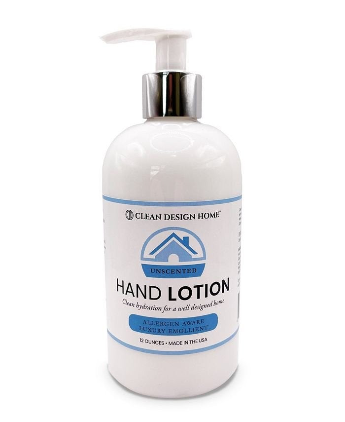 Clean Design Home Unscented Hand Lotion, 12 oz - Multi