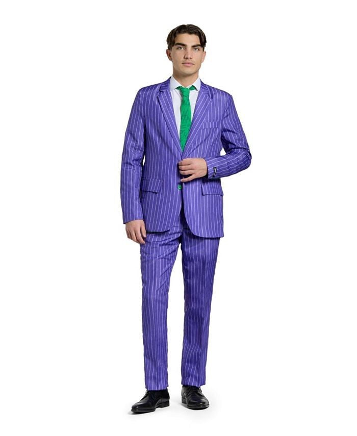Men's Suitmeister Batman The Joker Slim-Fit Novelty Suit & Tie Set