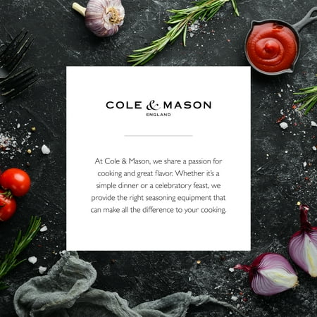 Cole & Mason Horsham Salt & Pepper Mills Gift Set, Silver and Chrome