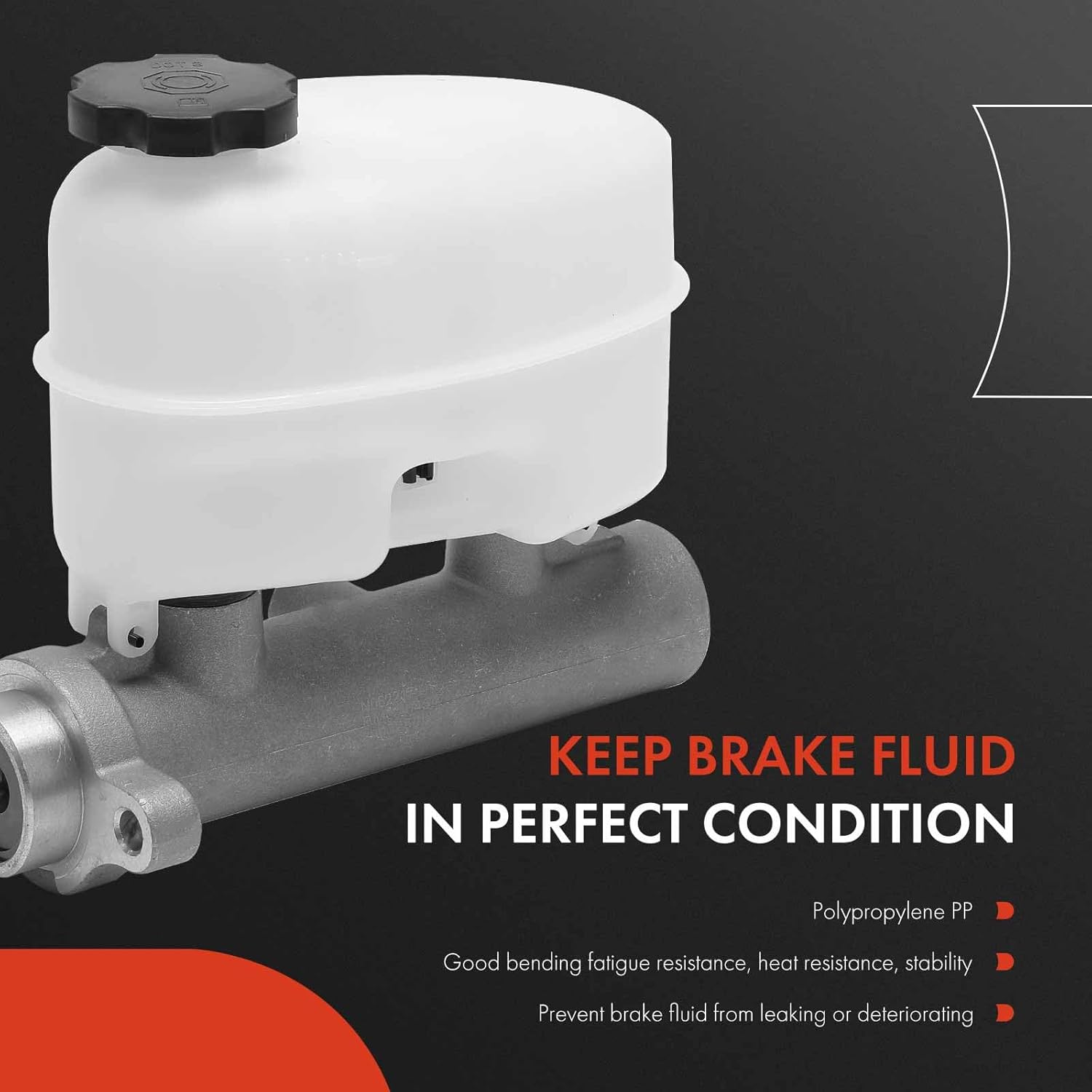A-Premium Brake Master Cylinder with Reservoir and Sensor Compatible with Chevrolet Silverado 2500 HD 3500 HD, Suburban 2500, Express 2500 3500 & GMC Sierra 2500 HD 3500 HD 3500 Classic, Yukon XL 2500 - Open Box