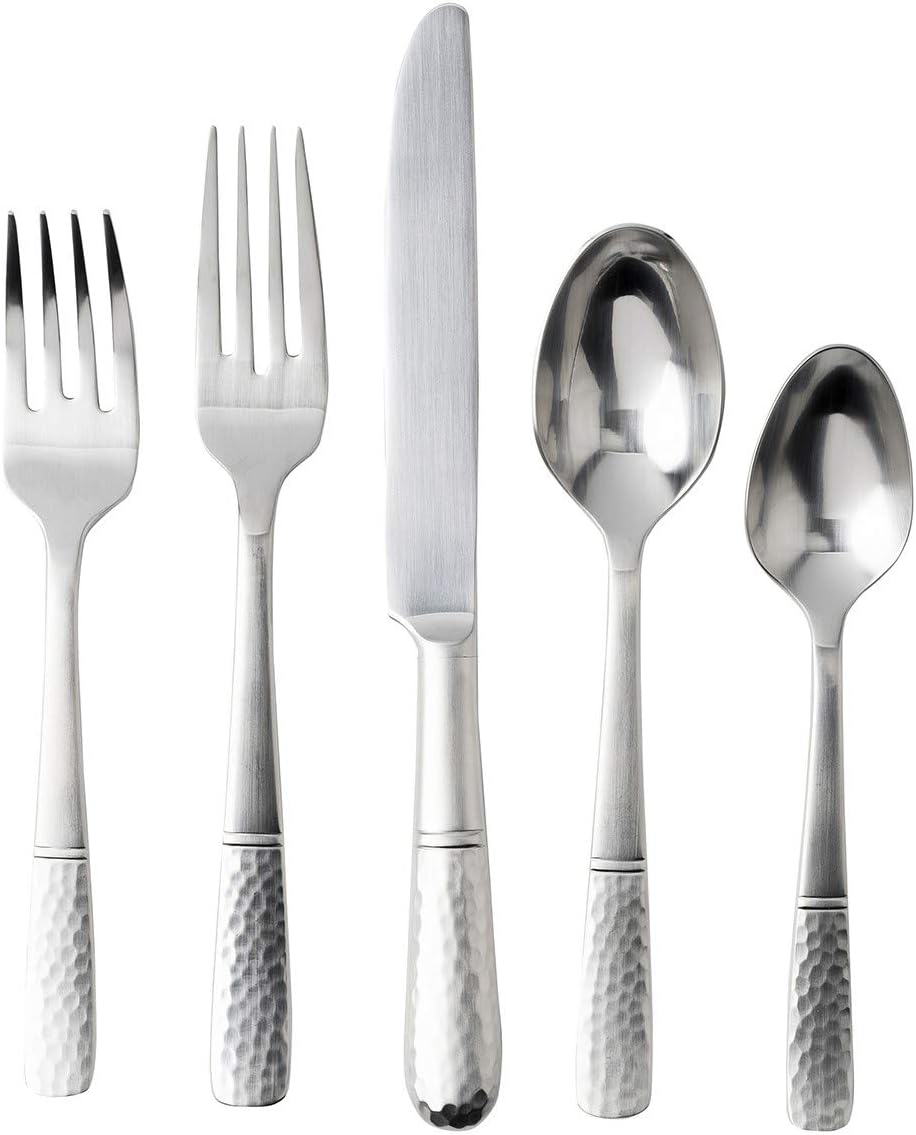 Juliska Carine Bright Satin Silverware (5pc Place Setting)