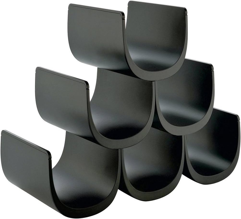 Alessi "Noe" Modular Bottle Holder In Thermoplastic Resin, Black