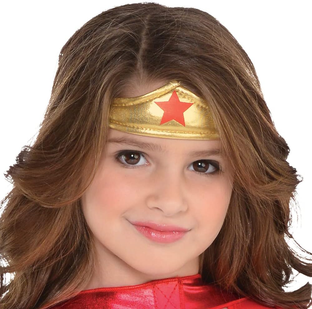Suit Yourself Wonder Woman Halloween Costume for Girls, Size 2T, Includes Dress, Cape, Headband, Gauntlets and More