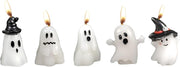 20pcs White Ghost Decorations - Halloween Horror Gift Candles for Home, Party & Table Decor