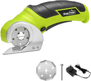 SnapFresh Cordless Electric Scissors, 4V Electric Mini Box Cutter (Green) - Open Box