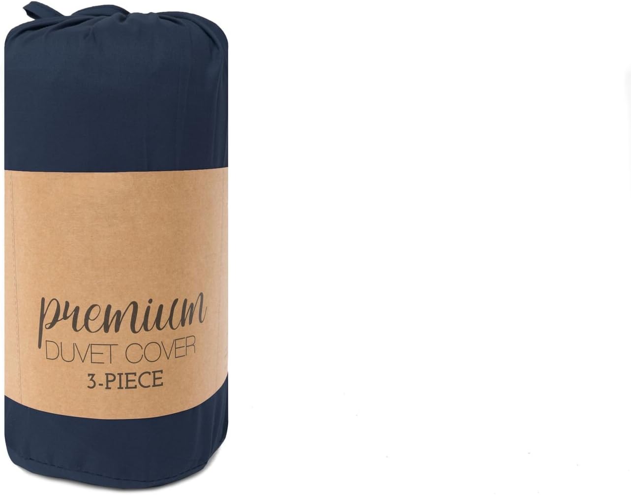 ienjoy Home IEH Navy 3 Piece Home Collection Premium Luxury Double Brushed Duvet Cover Set, Twin XL D13 - Twin Gold