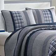 Nautica  Adelson Quilt Standard Pillow Sham in Navy