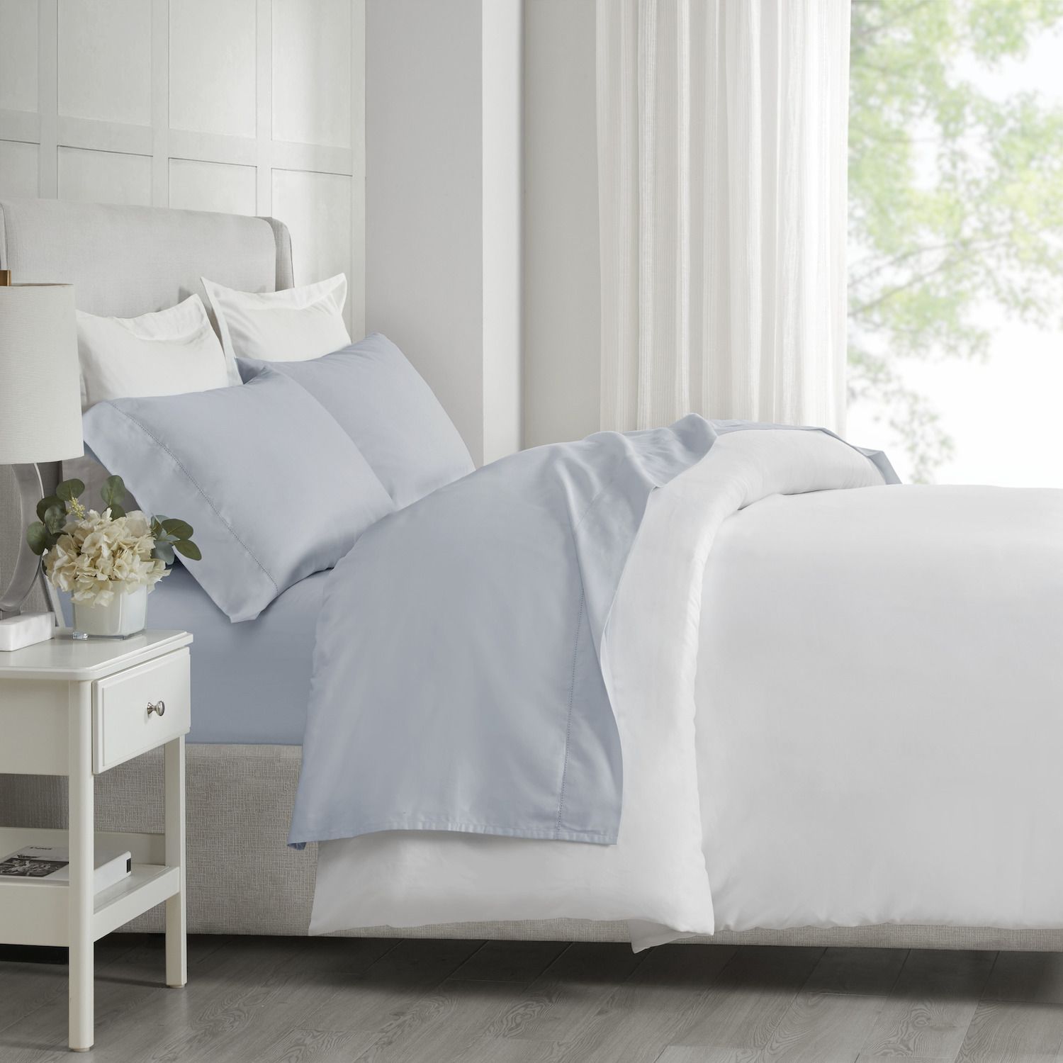 Madison Park 500-Thread Count Egyptian Cotton Deep Pocket Sheet Set