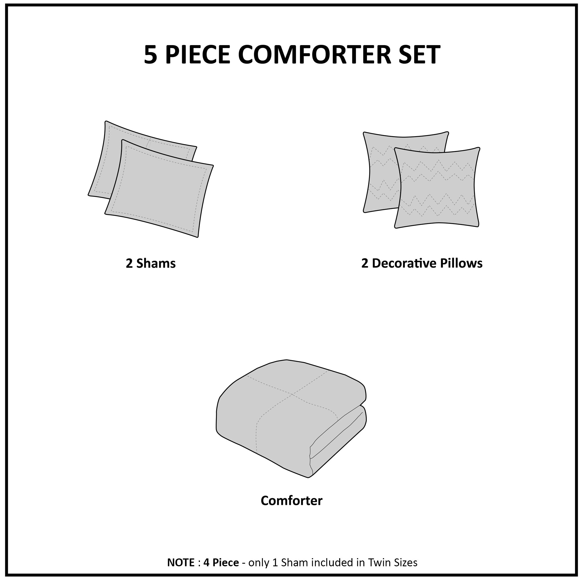 Urban Habitat Kids 5-Piece Lavender Full/Queen Comforter Set
