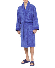 Dolce & Gabbana Casa Dg Logo Jacquard Bathrobe-Small