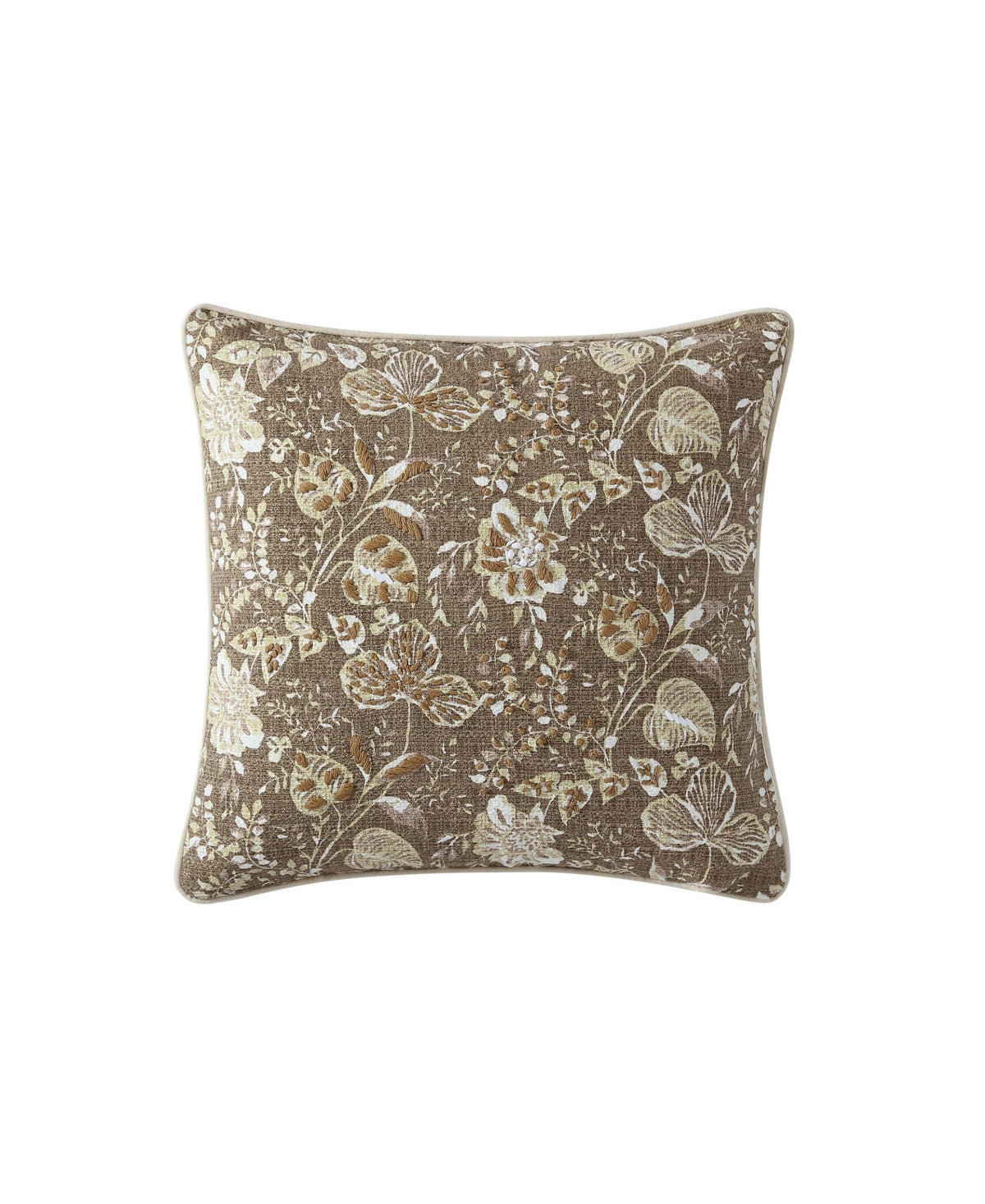 Delphine Decorative Pillow, 20" X 20" - Taupe