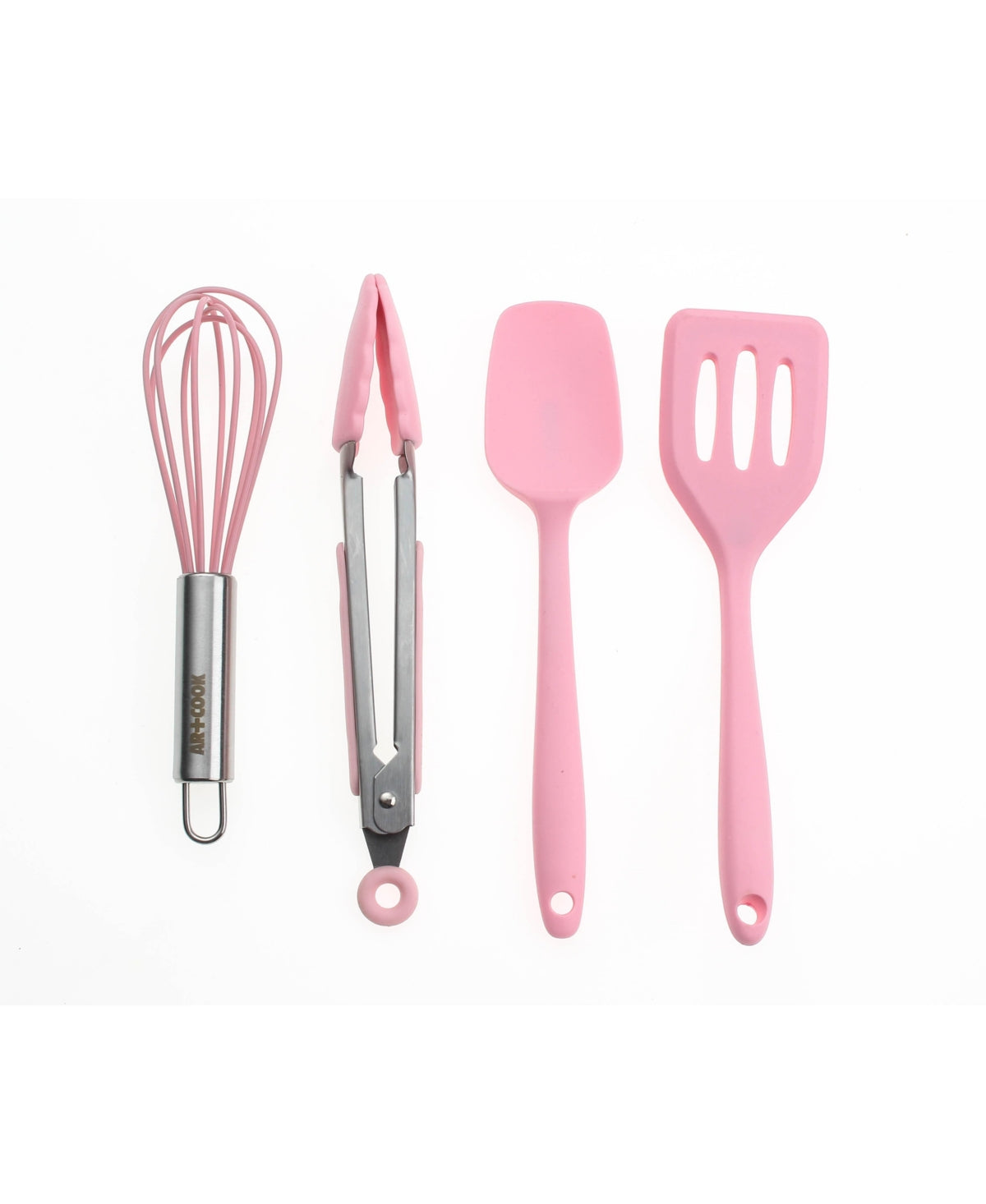 Art & Cook 4 Piece Mini Utensils Set - Pink