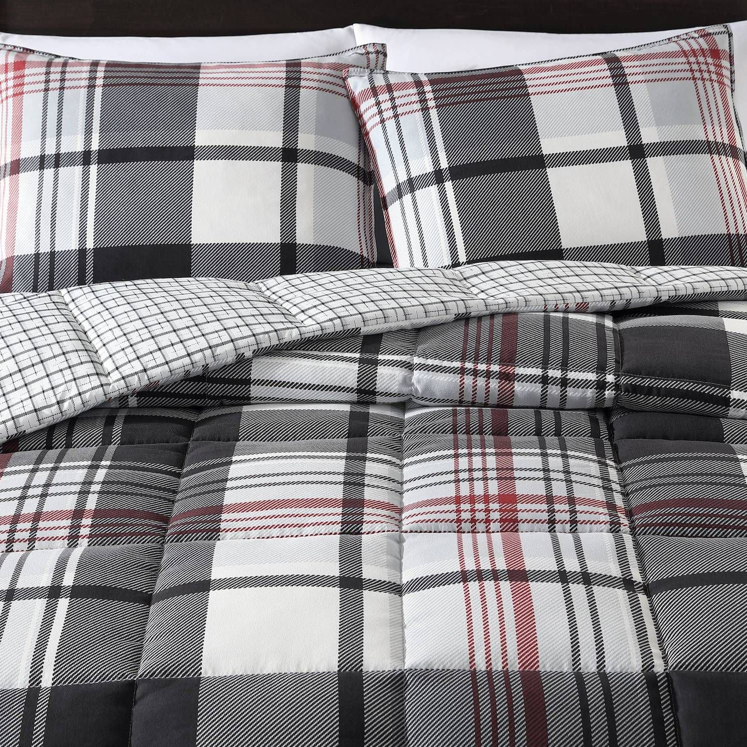Eddie Bauer Normandy Plaid Reversible Duvet Set