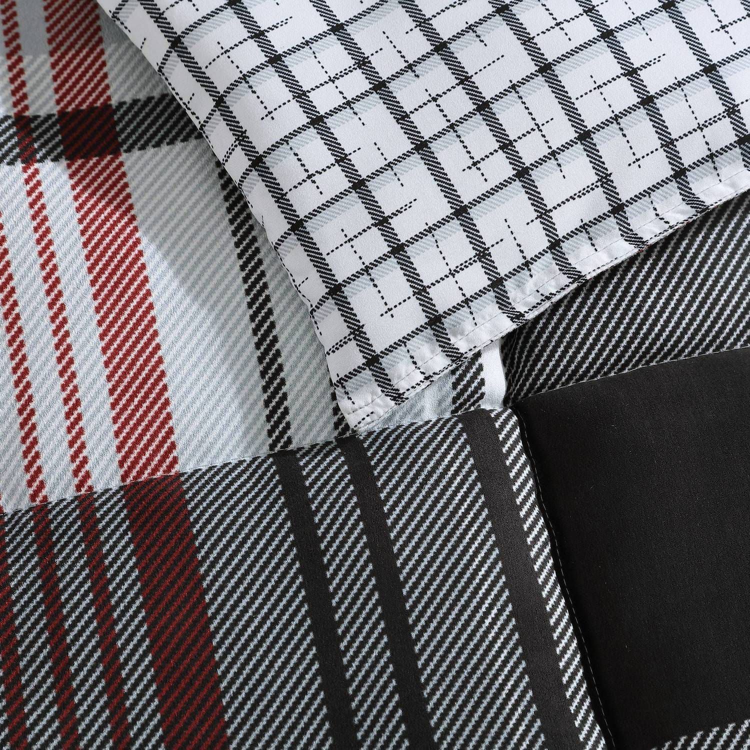 Eddie Bauer Normandy Plaid Reversible Duvet Set