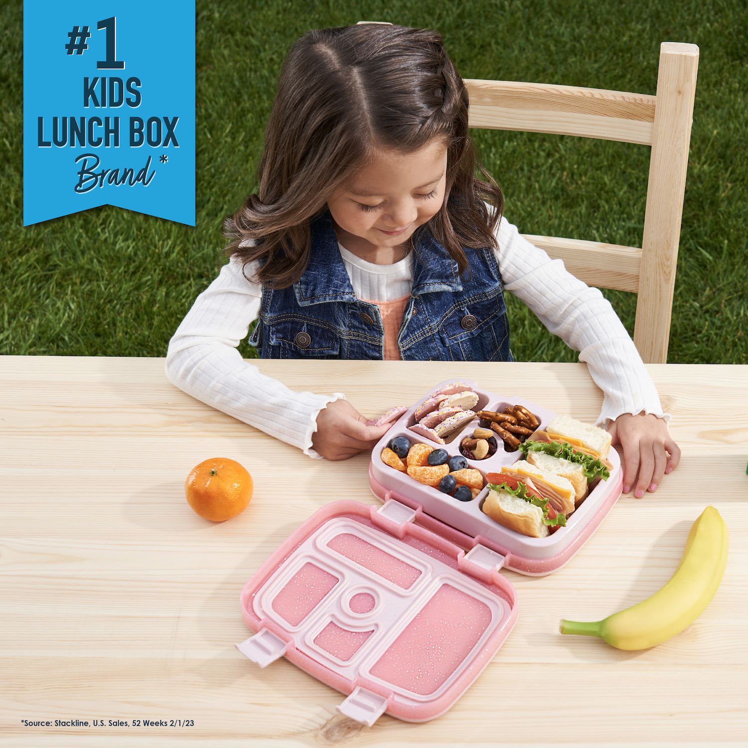 Bentgo Kids 5-Compartment Glitter Edition Lunch Box