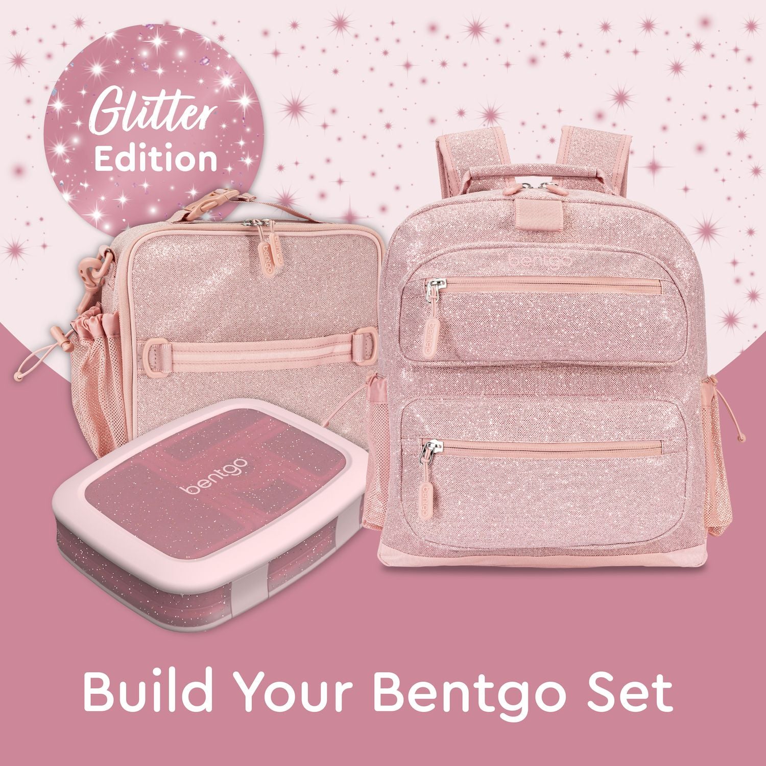 Bentgo Kids 5-Compartment Glitter Edition Lunch Box
