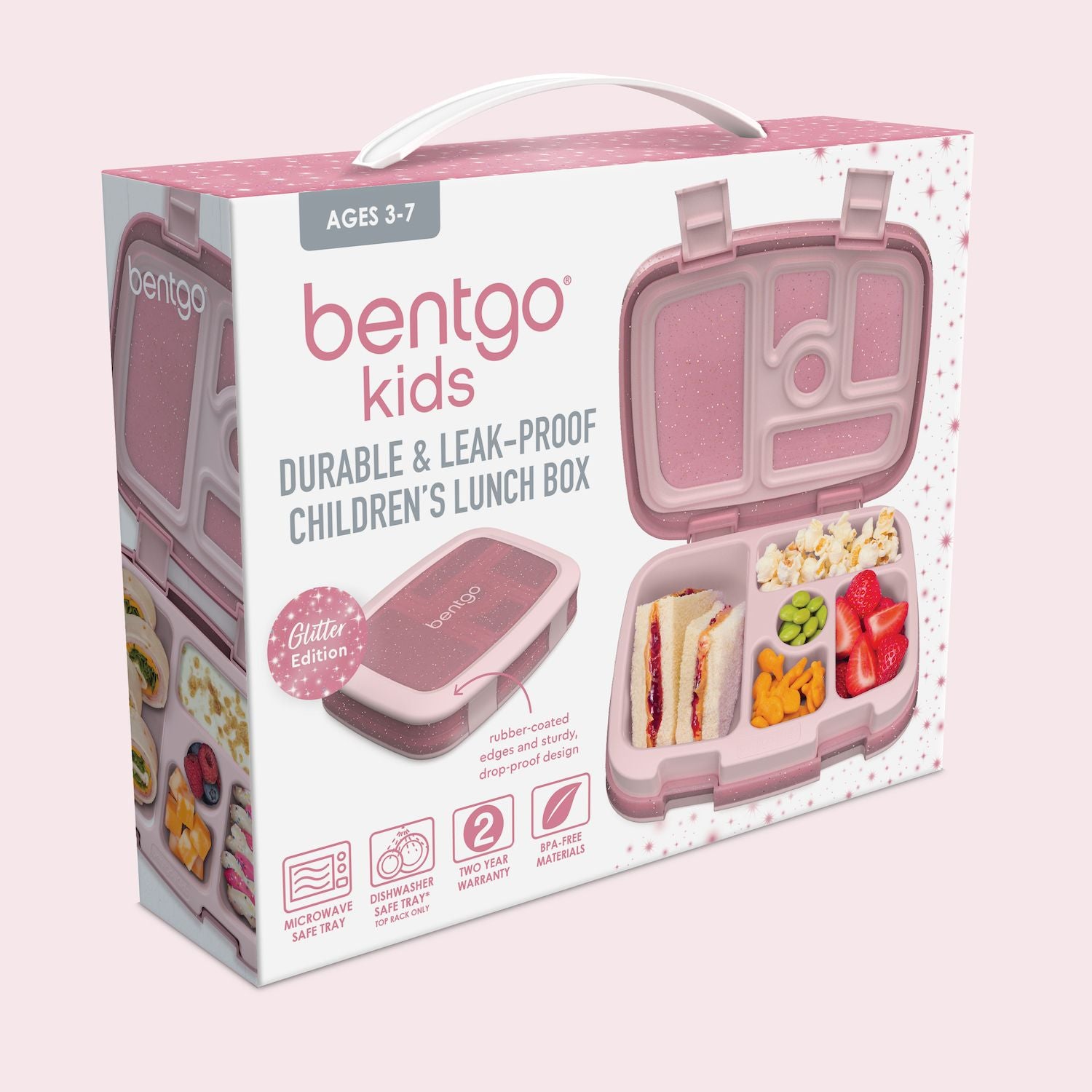 Bentgo Kids 5-Compartment Glitter Edition Lunch Box