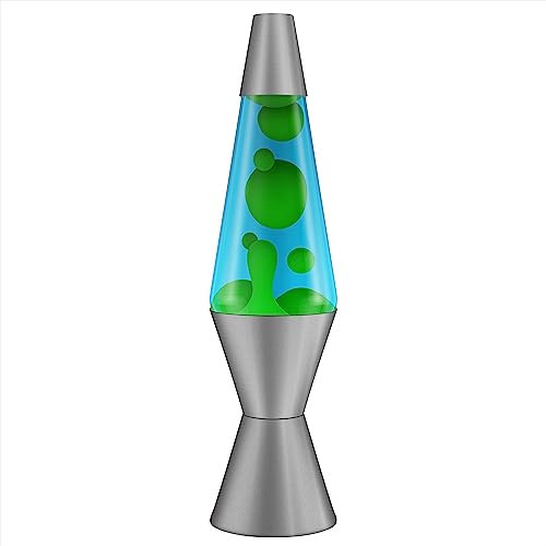 Lava Original Lamp - 14.5" Deep Ocean - Green Wax and Blue Liquid - Home Décor Motion Light - 2634 - Open Box