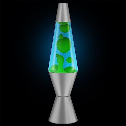 Lava Original Lamp - 14.5" Deep Ocean - Green Wax and Blue Liquid - Home Décor Motion Light - 2634 - Open Box