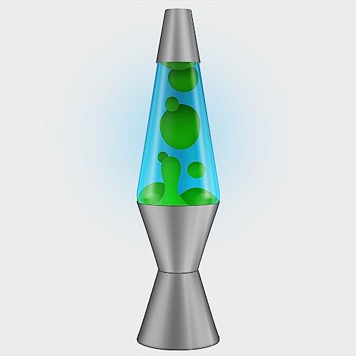 Lava Original Lamp - 14.5" Deep Ocean - Green Wax and Blue Liquid - Home Décor Motion Light - 2634 - Open Box