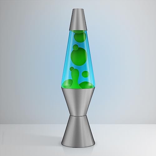 Lava Original Lamp - 14.5" Deep Ocean - Green Wax and Blue Liquid - Home Décor Motion Light - 2634 - Open Box