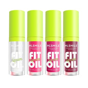 4 Colors Lip Oil Lip Glaze Set, Tinted Gloss Lip Gloss Oil, Plumping Moisturizing and Nourishing Lips, Long Lasting Fresh and Smooth Lip Care Set