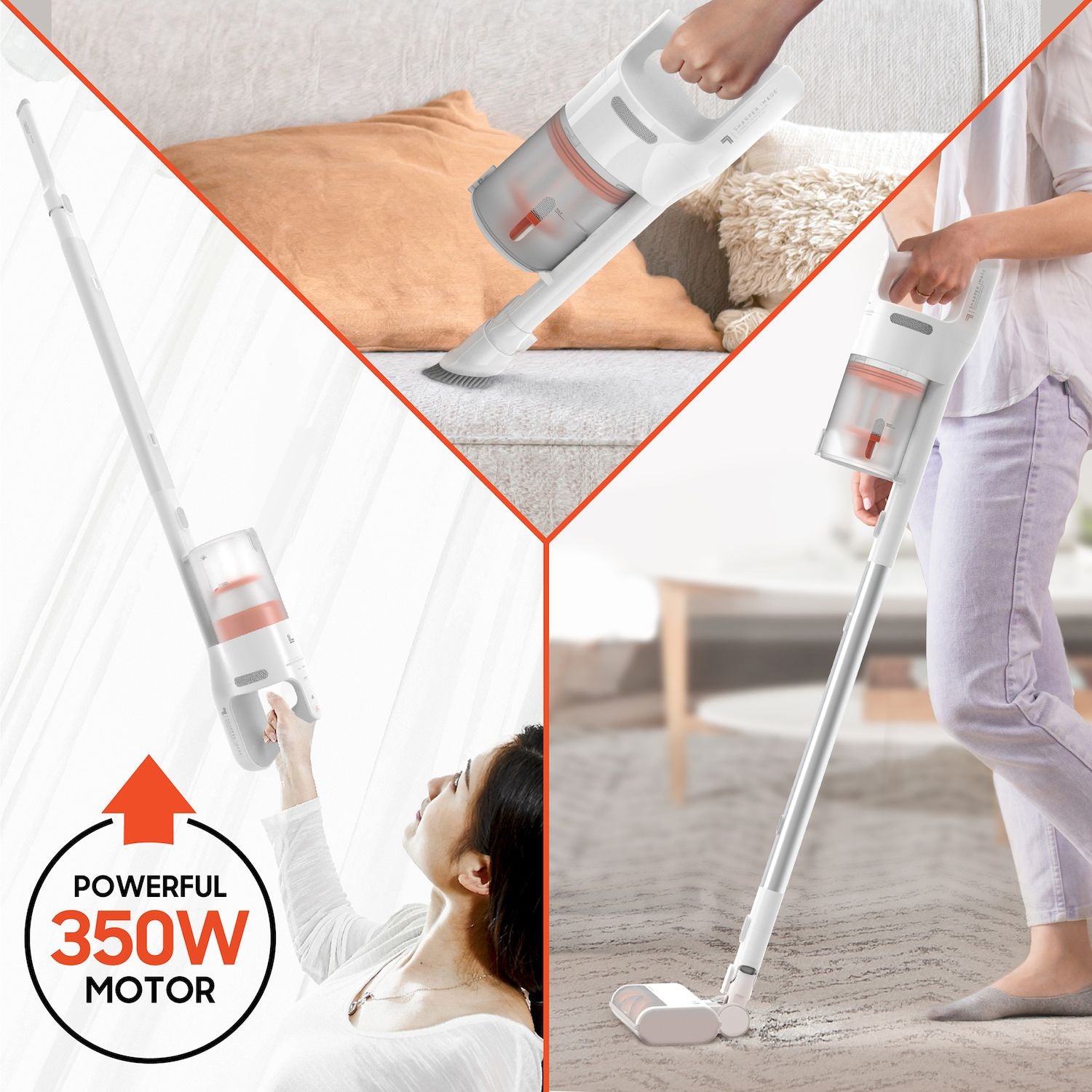 Sharper Image Cordless Vacuum, Stick & Handheld Combo