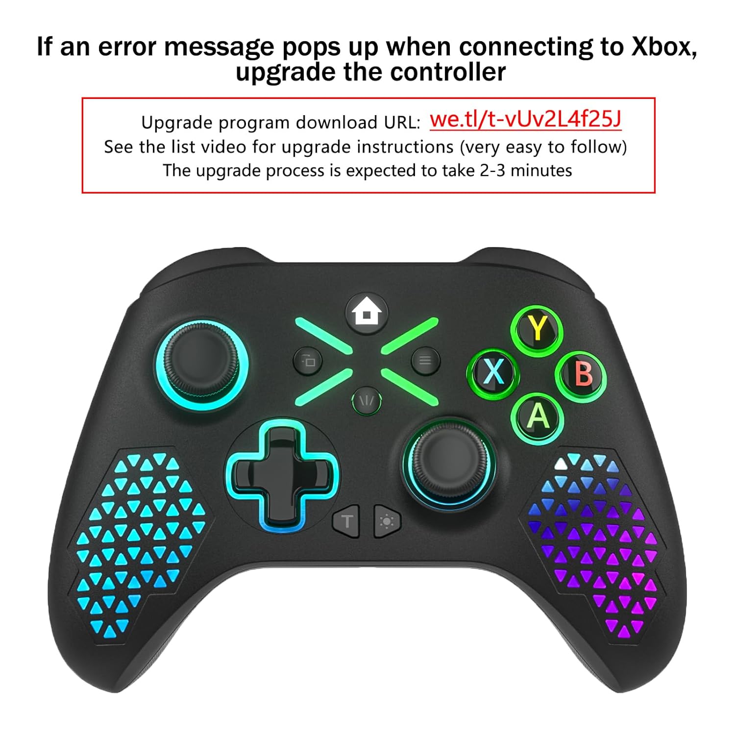 AS-IS – Missing Components: Dinosoo RGB Wireless for Xbox & PC Windows 10/11