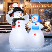 Lifeegrn Christmas Inflatable Snowman Outdoor Decoration: 5.9Ft Christmas Blow ups with Built-in LEDs for Xmas Party/Decor/Yard/Outdoor Garden Lawn - Open Box