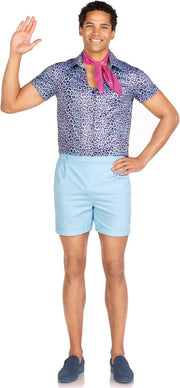 Leg Avenue Men’s 3 PC Mr. Malibu Halloween Costume with Scarf
