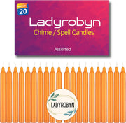 Spell Candles (Set of 20, Orange) - Open Box