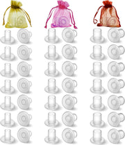 Heel Protectors for Grass, 21 Pairs, 4 Sizes, Clear - Open Box