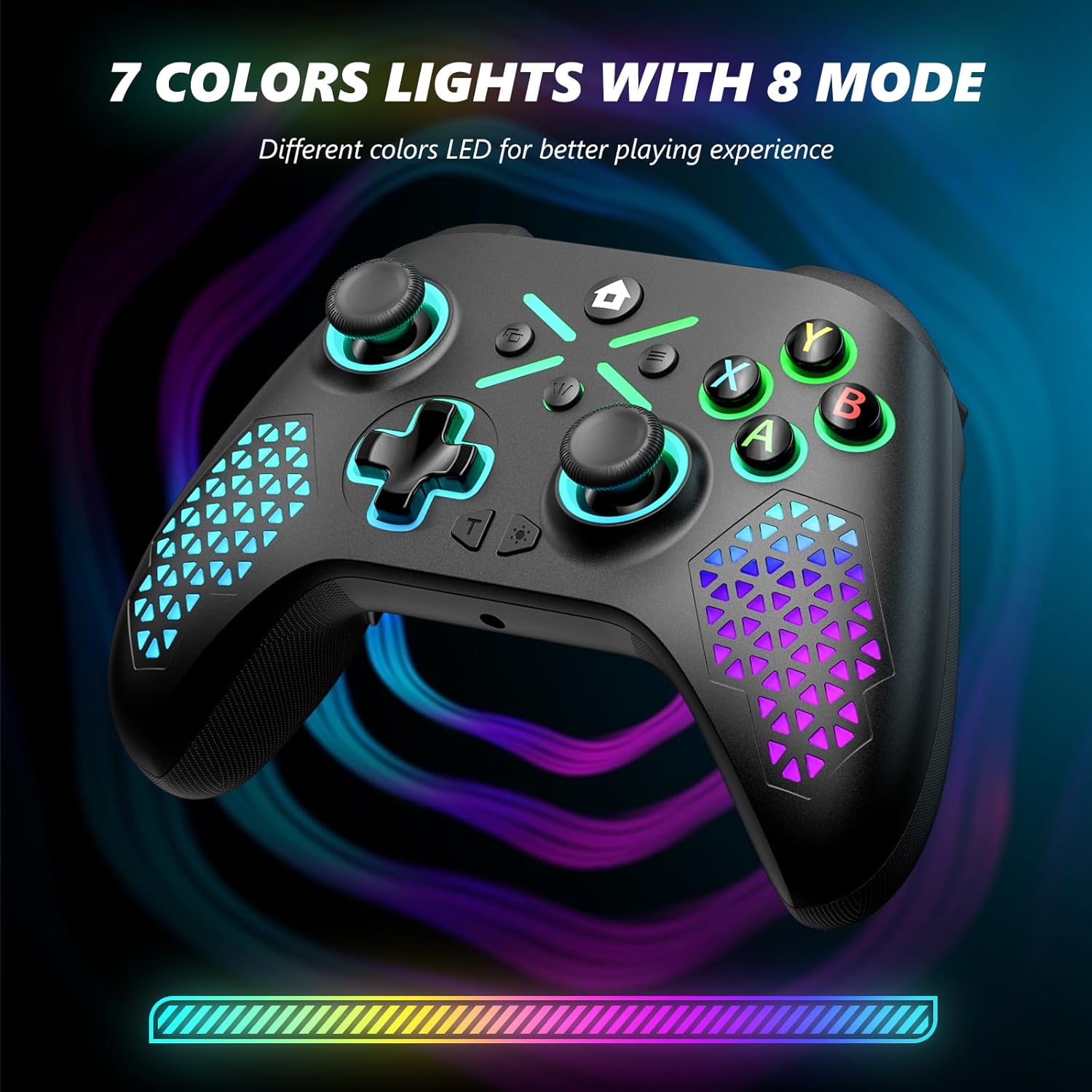 AS-IS – Missing Components: Dinosoo RGB Wireless for Xbox & PC Windows 10/11