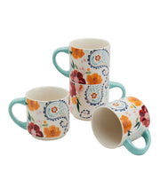 Dolly Parton Paisley Mugs 16 Oz, Set of 4 - Multi