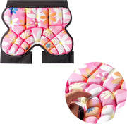 Butt Pads for Skating, 25 mm Thick Bum Protector for Kids (3-7 Years Old) Lightweight, Anti Slip Snowboard Padded Pants, Hip Pads for Ice Skating Ski Skiing Skateboarding Cycling - Open Box
