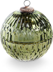 Illume Mercury Ornament Green Candle, Balsam & Cedar