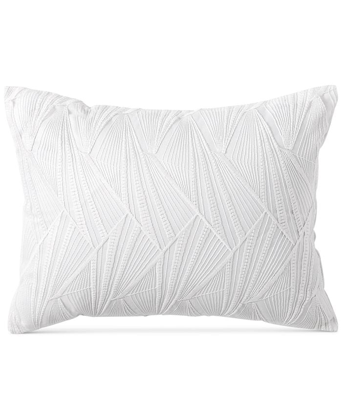 DKNY Refresh Embroidered 12" x 16" Decorative Pillow - White - 12" x 16"
