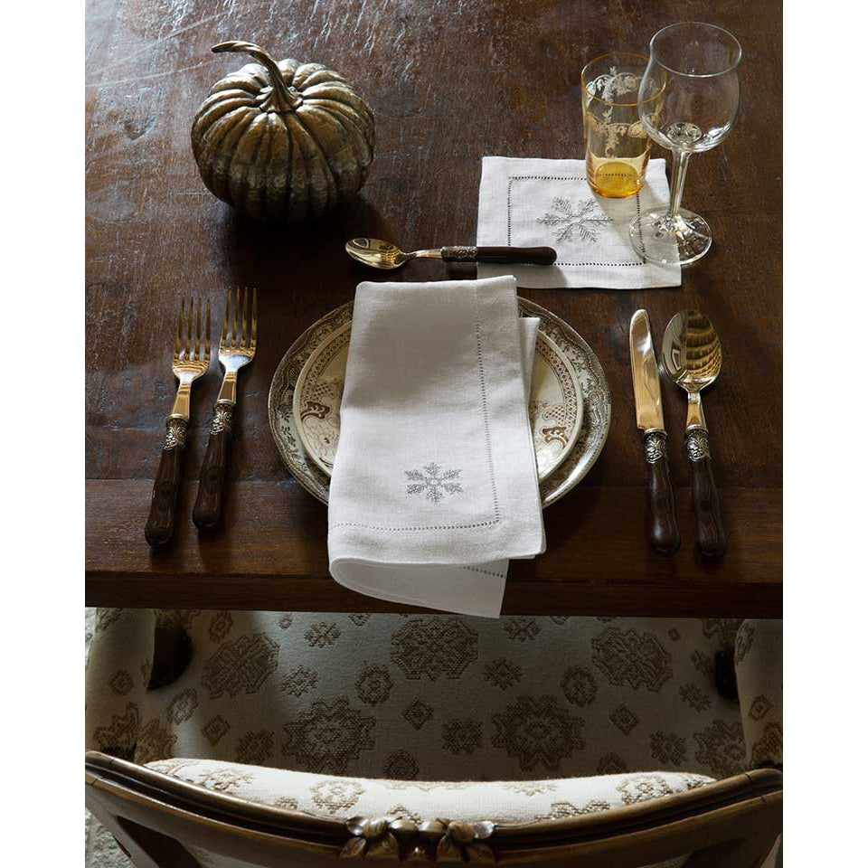 Sferra Frost Cocktail Napkin, 6 X 6