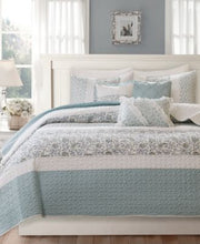Madison Park Madison Park Dawn 6-Pc. Quilt Aqua KingCalifornia King