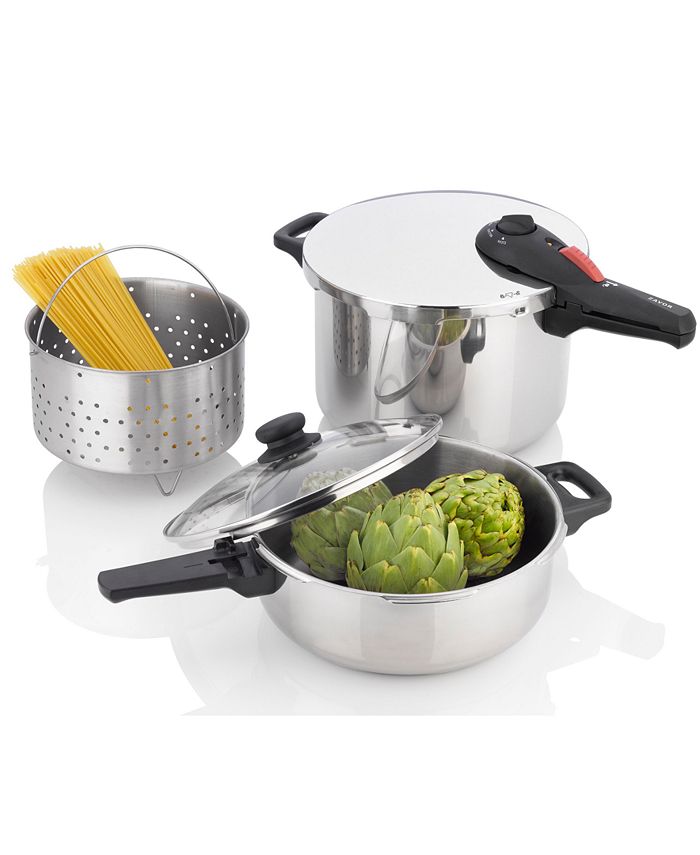 ZAVOR Elite 5-Pc. Pressure Cooker Set - Silver